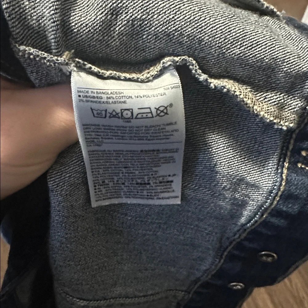 Banana Republic Dark Blue Denim Jacket - Women's Classic Jean Coat